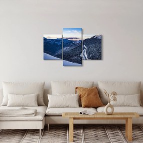 Obraz zasneženého svahu (90x60 cm)