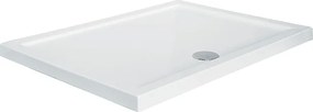 Besco Obdĺžniková sprchová akrylátová vanička ALPINA R 100x80 (120x80, 120x90) SlimLine BESCO-Rozmery: 100x80