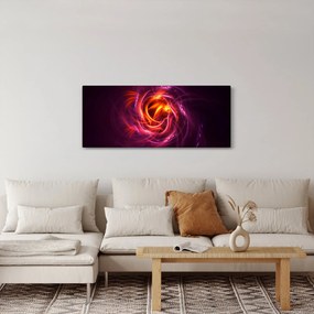 Obraz svietiacej modernej abstrakcie (120x50 cm)