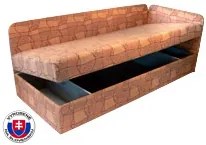 Jednolôžková posteľ (váľanda) 80 cm Eda 4/1 (so sendvičovým matracom) (P). Vlastná spoľahlivá doprava až k Vám domov. 774110