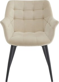 Elegantná čalúnená stolička s podpierkami rúk Jarine - 63*62*80 cm