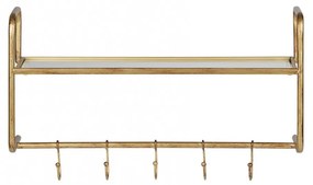 Nástenný vešiak s poličkou Hatstand 40 × 63 × 23 cm