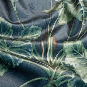 ZATEMŇOVACÍ ZÁVES NA KRÚŽKOCH KLARA 140X250 CM LISTY