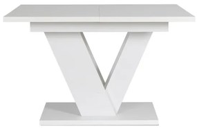 Jedálnský rozkladací stôl MAXIMUS biely lesk- vintino.sk