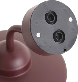 Vonkajšie nástenné svietidlo tmavočervené IP44 - Mníchov