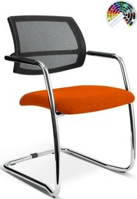 Konferenčná rokovacia stolička OLYMP čalúnenie CURA, LUCKY