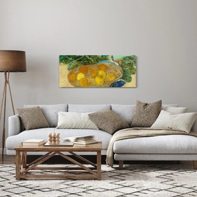 Obraz - Vincent van Gogh, Still Life of  Oranges and Lemons with  Blue Gloves, reprodukcia (120x50 cm)