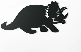 drevko Detská nálepka na stenu Triceratops Rozmer obrazu: 22 x 44,5 cm, Farba dekorácie: Čierna