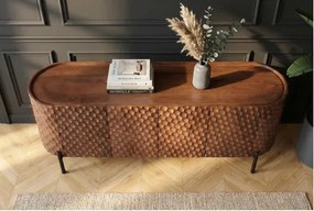 TV-skrinka 47584 Adlon 160cm Drevo Mango Hnedé - Komfort-nábytok