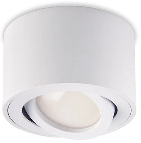 Povrchová montáž svietidla HALOGEN SPOT 50mm White Round Movable OH36S Kobi