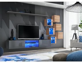 Obývacia Stena Switch Xxi Grafit/Wotan