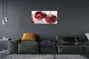Obraz canvas mokré čerešne 140x70 cm