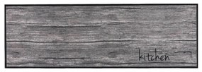 Jutex Rohož Kitchen wood sivá, Rozmery 1.50 x 0.50