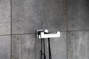 Aqualine Aqualine, APOLLO WC kefa nástenná, sklo, 1416-08