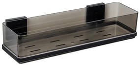 WENKO 71446800 - Polička VACUUM-LOC QUADRO ED 38,5x14,5 cm čierna