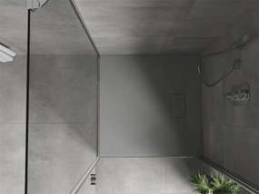Mexen Hugo, SMC štvorcová sprchová vanička 70 x 70 cm, šedá, 42617070