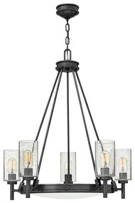 Hinkley HK-COLLIER5-BX - Luster na reťazi COLLIER 5xE27/40W/230V, priemer 68,5 cm