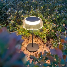 Zuma Line DT33111-LED Stm. solárna nab. lampa BLUET LED/2,5W/2000 mAh IP44 čierna