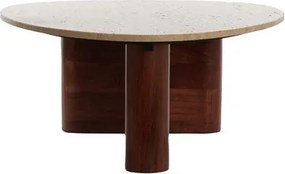 Hnedý konferenčný stolík 72x90 cm Mahelona – Light &amp; Living