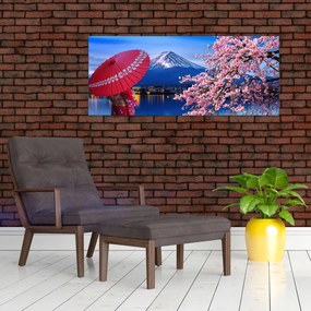 Obraz - Výhľad na vrchol, Japonsko (120x50 cm)