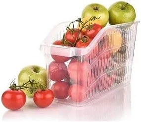 Orion Organizér, košík do chladničky aj police – ADEL vysoký, transp., 30 x 13 x 17 cm