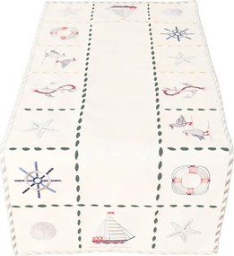 Obrus Námornícke symboly 40 × 90 cm