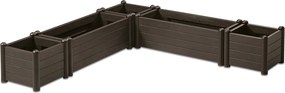 STEFANPLAST Kvetináč 80 l, hnedý