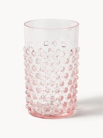 Ručne fúkané poháre Hobnail, 6 ks