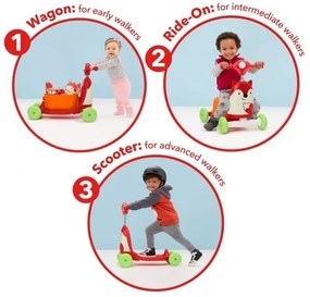 Skip Hop - Odrážadlo 3v1 ZOO líška 3xAAA