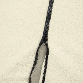 Krémový detský sedací vak z textílie buklé Clip Clap 115 – SLOWDOWN