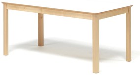 Detský stôl ZET, breza + biela, 1200x600x630 mm