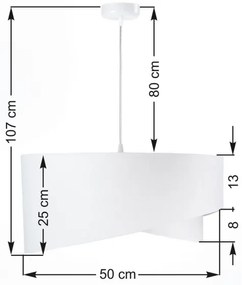 Luster na lanku GALAXY 1xE27/60W/230V