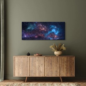 Obraz - Nočná obloha (120x50 cm)