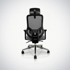 Ergonomická kancelárska stolička so sieťovinou tmavosivá AXIS