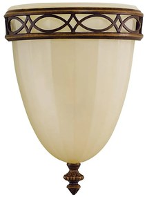 Feiss - Nástenné svietidlo DRAWING ROOM 1xE27/60W/230V bronz