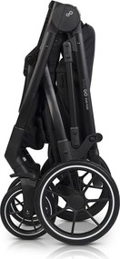 Súrodenecký kočík EasyGo Duoflex Ebony Black 2 športové časti