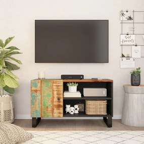 TV skrinka 80x33x46 cm recyklovaný masív a kompozitné drevo 351964