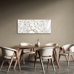 Obraz - Strom so zlatým dekorom (120x50 cm)