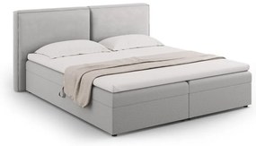 Svetlosivá boxspring posteľ s úložným priestorom 180x200 cm Arendal – Cosmopolitan Design