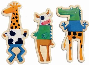 Magnetické trojdielne zvieratká