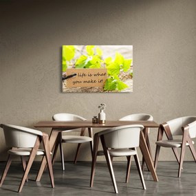 Obraz - Citát (90x60 cm)