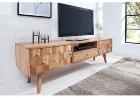 TV-skrinka 38423 140cm Masív drevo Acacia Retro - Komfort-nábytok