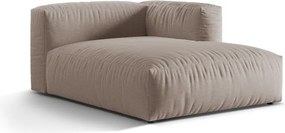 Béžový modul pohovky (pravý roh) Martina – Micadoni Home