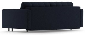 Tmavomodrá rozkladacia/s úložným priestorom pohovka z textílie buklé 222 cm Bali – Cosmopolitan Design