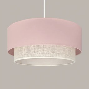 Brilagi - LED luster na lane BOHO BOBO 1xE27/60W/230V pr. 40 cm ružová/krémová