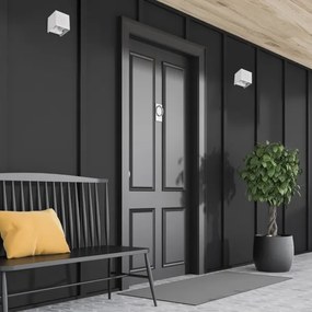 Rabalux 7397 - Vonkajšie nástenné svietidlo SOLIN 1xG9/42W/230V IP54 biela