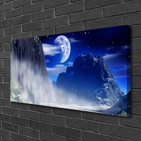 Obraz na plátne Hory noc príroda 125x50 cm
