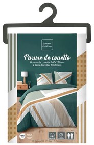 Biele bavlnené obliečky na dvojlôžko/predĺžené 240x220 cm Zephyr – douceur d'intérieur