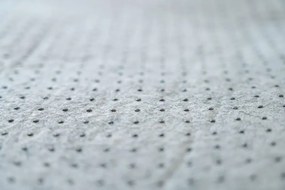 Plyšový okrúhly koberec SOFT 90 cm - žltý