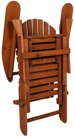 Skladacie drevené záhradné kreslo